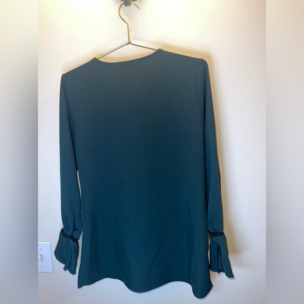 Calvin Klein Sheer Bell Sleeve Blouse | XS - Picture 2 of 8